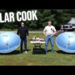 Using 60-in solar cookers to make flashlights