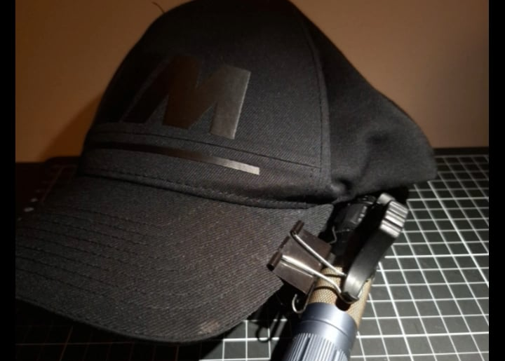 Been trying to design a tiny 3D-printed adaptor for wearing EDC lights on the brim of a cap... So far, a binder clip works wayyy better than my ideas and, more importantly, it is a multipurpose item. It's also small enough to be carried around in my pocket pouch.